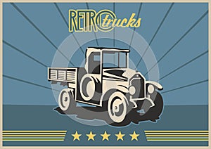 Retro Truck from the 1910s, 1920s