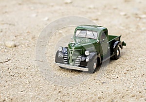 Retro truck toy car