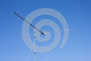 retro TV antenna signal