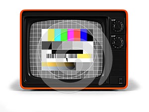 Retro TV test screen