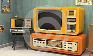 Retro TV Set: AI-