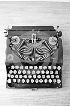 Old typewriter from the 50`s