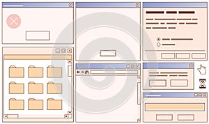 Retro user interface kit