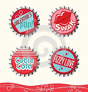 Retro valentine designs