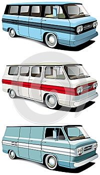 Retro van set