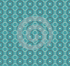 Retro Vector Atomic Background Repeating Pattern