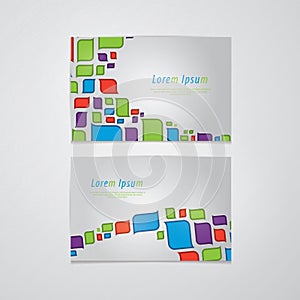 Retro vector banners/cards with space for your content. Fresh elements for presentation or website