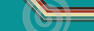 Retro vintage 70s style stripes background poster lines. shapes vector design graphic 1970s retro background. abstract