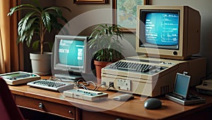 Retro vintage computer collection