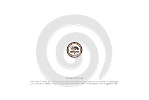Retro Vintage Donuts for Cafe Shop Restaurant Product Badge Emblem Label Seal Logo Design Vector