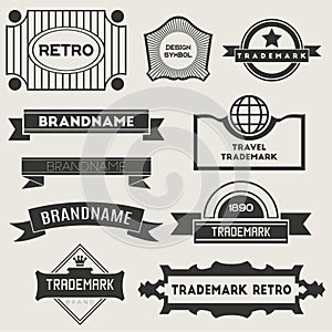 Retro Vintage Insignias or Logotypes