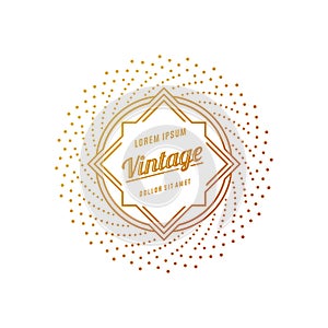Retro Vintage Insignias or Logotypes. Vector design elements, business signs, logos, identity, labels, badges and objects.