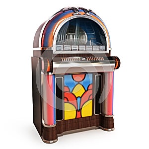 Retro vintage jukebox