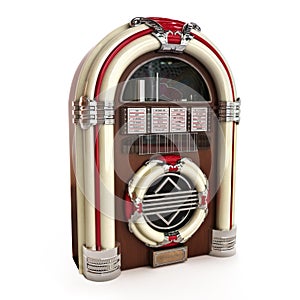 Retro vintage jukebox