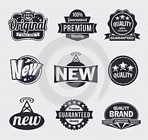 Retro Vintage labels