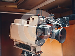 Retro vintage type video camera
