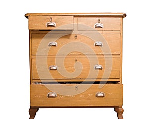 Retro wooden chest of drawers