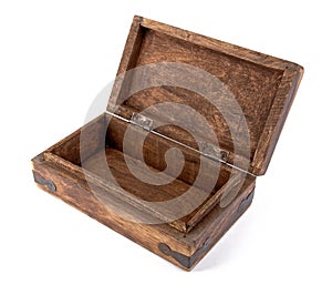 Retro Wooden opened Box (casket)