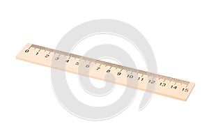 Retro wooden ruler