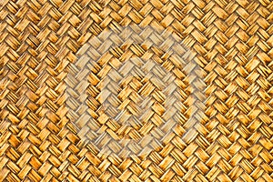 Retro woven bamboo wood pattern