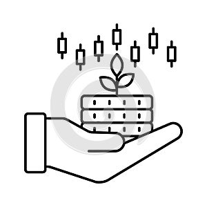 Return flat vector icon which can easily modify or edit