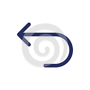 Return white black glyph ui icon