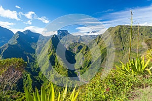 Reunion island view from Dos dâ€™Ane