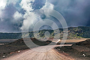 Reunion Island - Road to the volcano : La plaine des sables photo