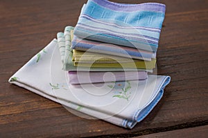 Reusable 100 percent cotton handkerchiefs