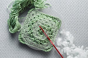 Reusable crochet hand made sponge for dish washing