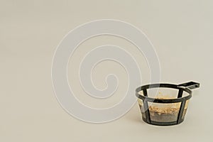 Reusable plastic coffee filter