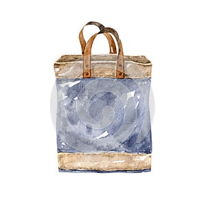 Reusable textile shopping bag
