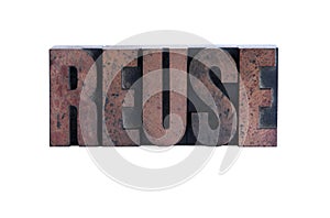 Reuse in letterpress wood type