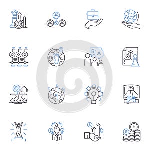 Revamp line icons collection. Redesign, Overhaul, Refashion, Modernize, Upgrade, Transform, Update vector and linear