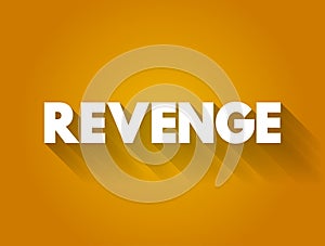 Revenge text quote, concept background