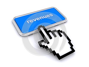 revenues button on white