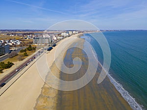 Revere Beach aerial view, Revere, MA, USA