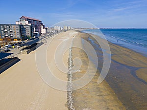 Revere Beach aerial view, Revere, MA, USA