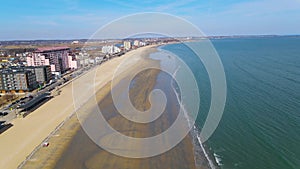 Revere Beach aerial view, Revere, Massachusetts, USA