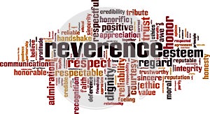 Reverence word cloud