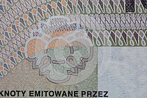 Reverse of 100 polish zloty banknote