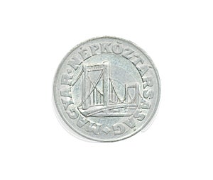 Reverse of 50 Fillers coin made by Hungary in 1979