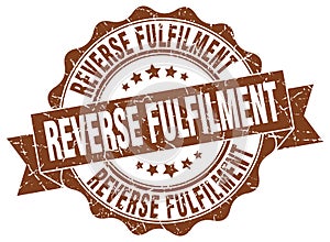 reverse fulfilment seal. stamp