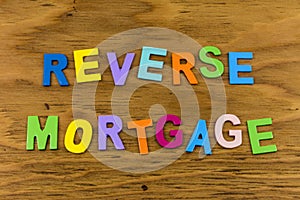 Reverse mortgage home equity finance property refinance loan