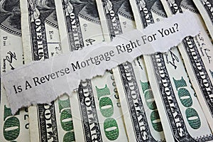 Reverse mortgage question photo