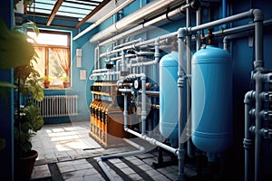 reverse osmosis system in a clean environment