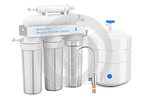 Reverse Osmosis System, 3D photo
