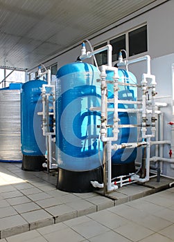 Reverse osmosis system - installation of industrial membrane devices