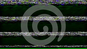 Reverse VHS Tape Screen. Tv Test Signal. Error Video Recording.