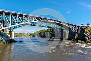 Reversing Falls Bridge In Saint John